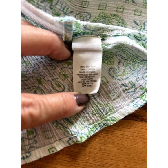 Free People camisole style multi-colored top, women's size 6 - Picture 7 of 8